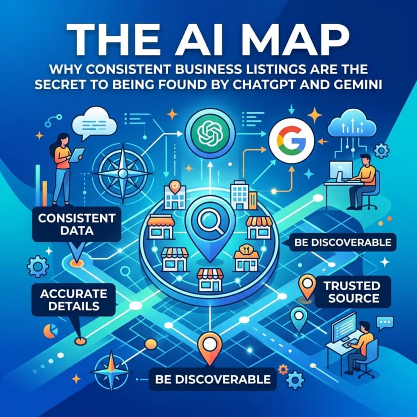 The AI Map: Why Consistent Business Listings Are the Secret to Being Found