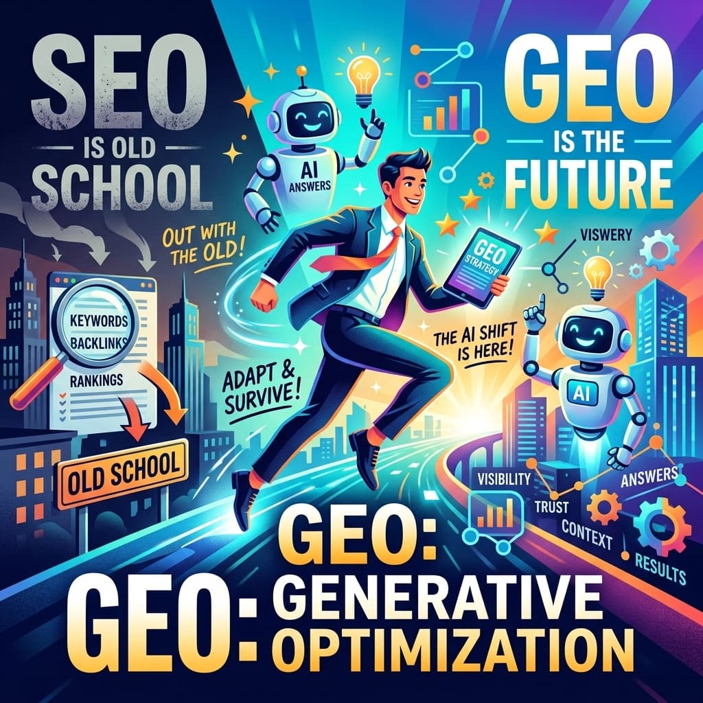 SEO Is Old School: Why Your Business Needs GEO to Survive the AI Shift